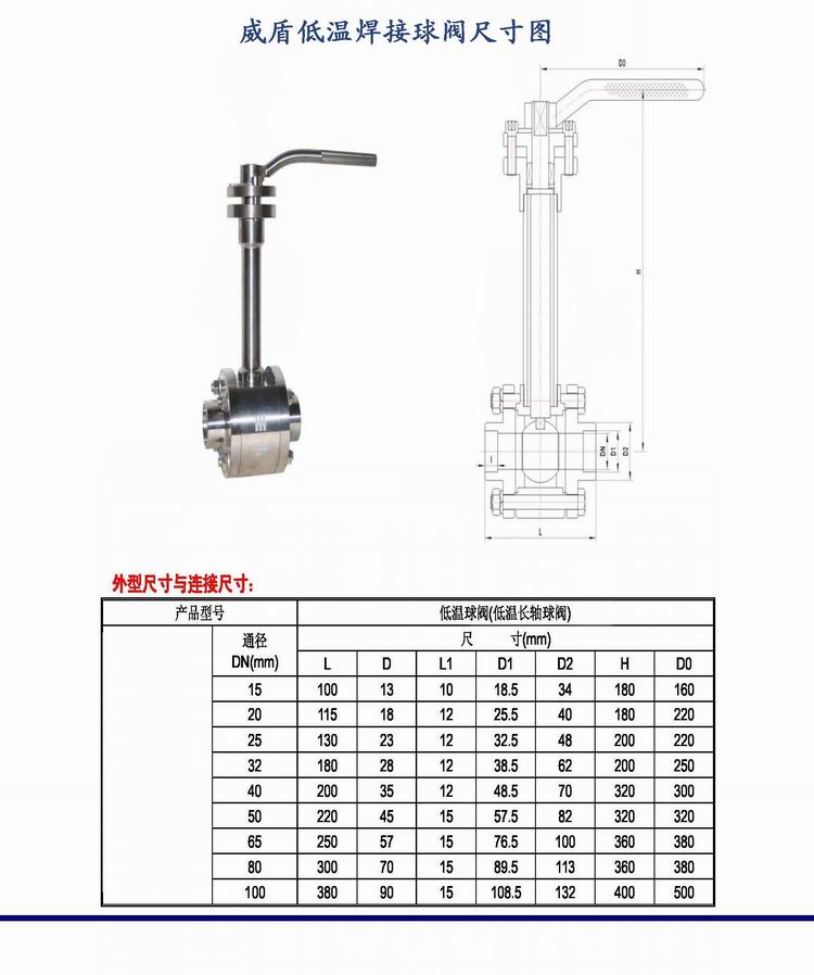 进口低温球阀 进口低温球阀